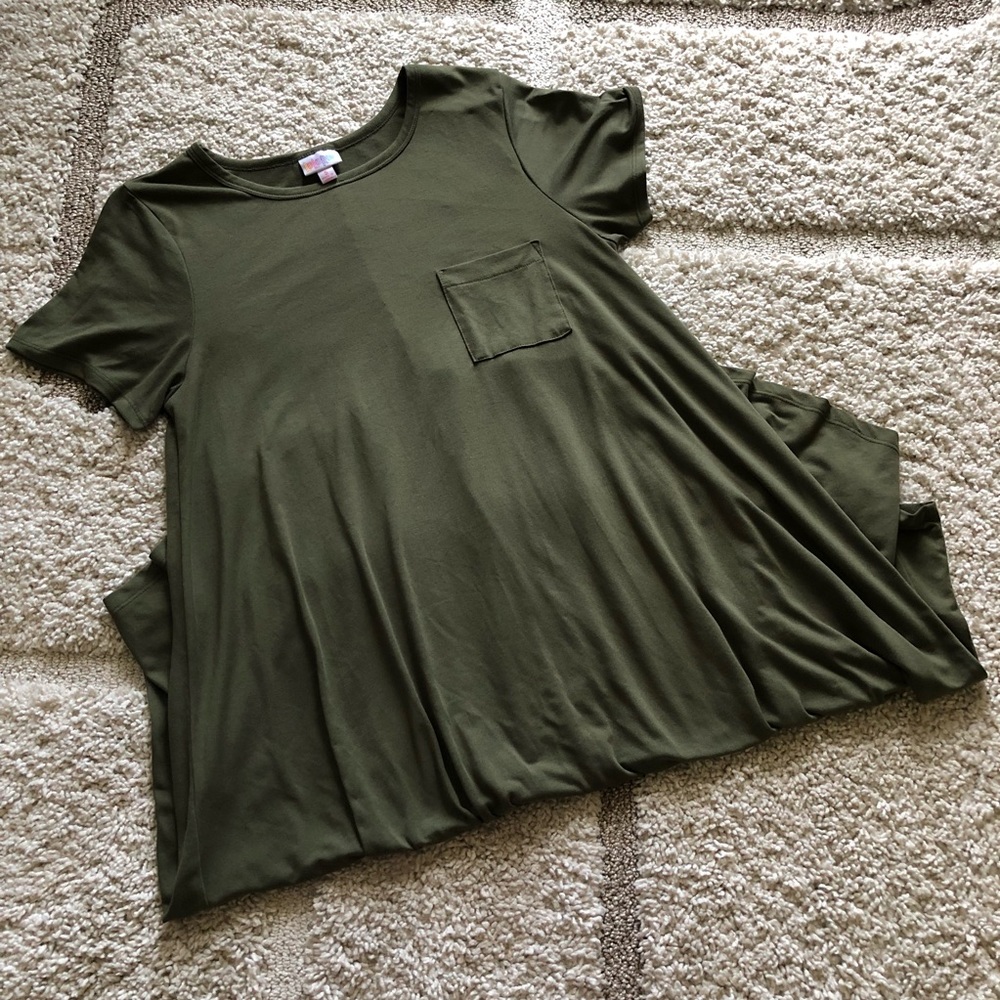 LulaRoe Carly - Olive Green